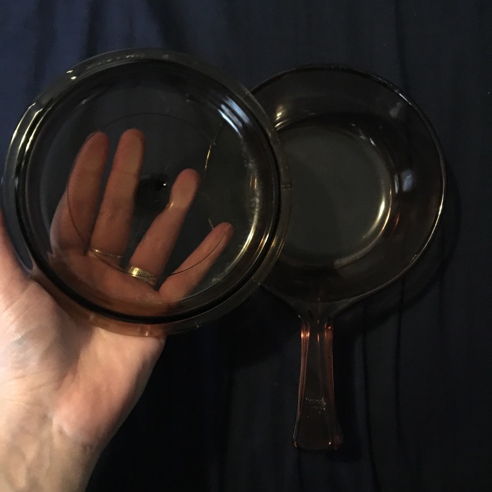 Vision Glass Cookware in Amber (vintage)